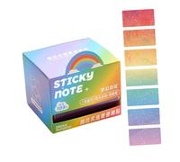 Pull-Out Sticky Notes Paper with Dispensing Box, Dreamrainbow | Gel Pen and Ballpoint Pen Compatibility, Pull-Out Access for Notes Highlighting and Household Messages