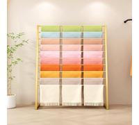 Pull-Out Trouser Rack Removable Pull-Out Rack Wardrobe Storage Expandable Space Saving Drawer-Style Hanger Rod Rolling Trolley,Floor Standing Metal Scarf Display Rack - Commercial Hijab Hang