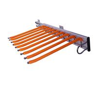 Pull Out Trousers Rack Extendable Pants 8,9 Pairs of Trousers Storage Rail Pants Hangers for Wardrobe-36cm,46cm (Color : Left side, Size : 36cm)