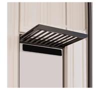 Pull Out Trousers Rack Over The Washer, Hidden Drying Rack, Width Adjustable, for Hanging Pants Ties Scarves
