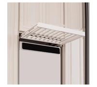Pull Out Trousers Rack Over The Washer, Hidden Drying Rack, Width Adjustable, for Hanging Pants Ties Scarves