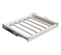 Pull Out Trousers Rack, Pull Out Pants Rack, Pull Out Trousers Rack Drawer, Aluminum Alloy Retractable Jeans Organizer, Space Saving(600-650mm)