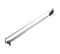 Pull Out Wardrobe Clothes Hanger Rail Storage Holder Organizer with Heavy Duty Twin Sliding Bars, Retractable Rack Suitable for Towels and Clothes (16 Inch)