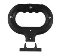Pull Push Handle Assembly for Camping Wagon Cart, Includes Fixed Buckle Parts, Replacement for Garden Wagon and Trolley (Elliptical A style)