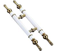 Pull Push Shower Kitchen Door Pulls Door Pull Heavy Duty Barn Door Handle,Hotel Hall Ktv Coffee Shop Antique Push Pull Handle Interior Exterior Round Door Pull Handle Stainless S,White-66Cm/26In