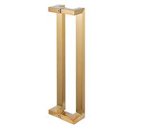 Pull Push Shower Kitchen Door Pulls Double Sided Stainless Steel Sliding Door Handle Heavy Duty Swing Door Handle,For Wood Glass Metal Front Doors Simple And Modern,Gold#1-Length 60Cm(23.6In)