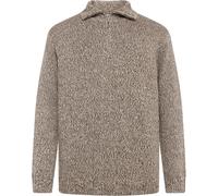 Pull Quarter Zip KnowledgeCotton Apparel Marron L