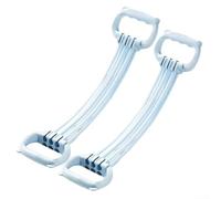 Pull Rope Yoga Back Elastic Band, Protable Lightweight Eight-figure Pull Rope Yoga Back Resistance Band For Arm Exercises(2pcs blue)