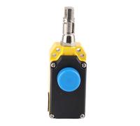 Pull Safety Limit Switch, Durable Manual Reset Emergency Stop Control for Machinery Mining Aluminum Alloy 24 to 380V 3A 1NO 1NC Silver Contacts Single Phase 1 Pack