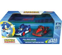 Carrera 15813023 P&S Hedgehog-Sonic vs. Shadow Twin Pack Wind-up Vehicle