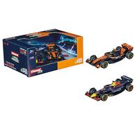 Pull & SPEED Carrera Formula 1 Twinpack 2025 F1 Cars with Pull-Back Motor, Scale 1:43, Includes Oracle Red Bull Racing RB21 M. Verstappen, No.1 & McLaren MCL39 L. Norris, No.4, from 3 Years