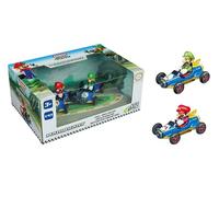 Carrera Mario Kart Mach8 Twin Pack Mario & Luigi Pull-Back Cars