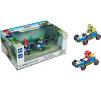 Carrera Twinpack 2 Cars Pull & Back Mario + Luigi Purple