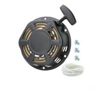 Pull Start Assembly Recoil Starter Kit for Honda for GX160 for GX200 for GX390 168F-190F Engines, Complete Replacement Set with Pull Rope and Screws for Generators Pumps(168F/170F)
