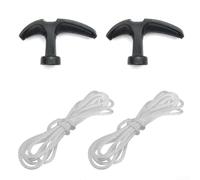 Pull Start Line with Plastic Handle for Lawn Mowers Trimmers Cutters Chainsaws Minimotos Petrol Scooters and Small Engine Applications
