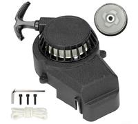 Pull Start Recoil Starter for 47cc 49cc for 50cc Engines, Compatible with Chinese Dirt Bike Go Kart, Robust Plastic Replacement Part