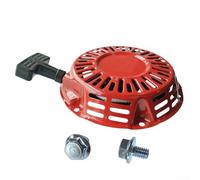 Pull Start Starter Replacement for Honda For GX200 5 5HP 6 5HP Engine, Includes 1 Starter and 2 Bolts for Assembly
