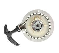 Pull Starter For 47cc 49cc Mini Motorcycle Engine - Aluminum Construction, Silver Finish For Off-Road Private Land