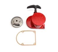 Pull Starter Suitable For 496cc 50cc 60cc 66cc 80cc Two-stroke Engine Electric Bicycle Starter Assembly(Red)