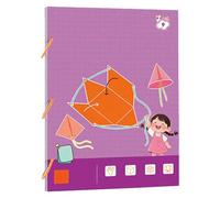 Pull String 3D Geometric Shapes Learning Book ，9/12/15 Solids for Kids Ages 5-8 & 8-12， Educational Toy for Volume & Area Formulas ， Braided Rope Design ， Maths Manipulatives for Spatial Thinking