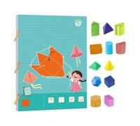 Pull String 3D Geometry Learning Book,3D Geometry Learning Book with Braided Rope Design Teach Volume & Surface Area Formulas