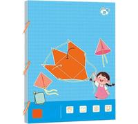 Pull-String 3D Geometry Learning Book, a beginner geometry book, includes 15 solid geometry models and features a safe, braided rope design.
