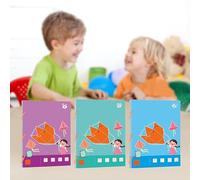 Pull String 3D Geometry Learning Book - Educational Toy with 9/12/15 Solids for Kids Ages 4-8,8-12,Teach Volume & Surface Area Formulas,Safe Braided Rope Design (All Book (3 PCS))