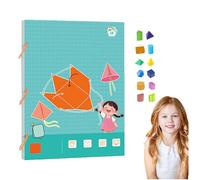 Pull String 3D Geometry Learning Book, Geometry for Beginners with 9/12/15 Solids Geometric Models, Safe Braided Rope Design, Teach Volume & Surface Area Formulas, for Kids Ages 5-8,8-12 (12)