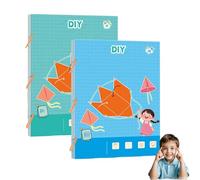 Pull String 3D Geometry Learning Book,Interactive Pull-String Geometry Learning Kit with Pop-Up Models,Volume & Area Exploration,Make Math Fun & Interactive! (12+15 Models)