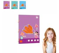 Pull String 3D Geometry Learning Book,Koyoata Pull String 3D Geometry Learning Book-Boutiquefortun Toy,Geometry for Beginners with 9/12/15 Solids Geometric Models,Enhance Geometric Understanding (A)
