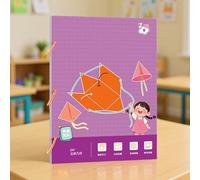 Pull String 3D Geometry Learning Book, Teaching Volume & Formula Toy, Braiding Game with Cord, for Teenagers Girls Beginners Homeschool Nursery