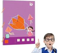 Pull String 3D Geometry Learning Book with Braided Rope Design, Geometry for Beginners with 9/12/15 Solids Geometric Models, Enhance Geometric Understanding, for Kids Ages 5-12 (9-model)
