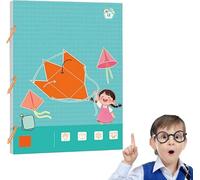 Pull String 3D Geometry Learning Book with Braided Rope Design, Geometry for Beginners with 9/12/15 Solids Geometric Models, Enhance Geometric Understanding, for Kids Ages 5-12 (12-model)