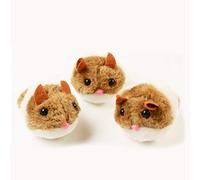 Pull String Mouse Vibrating Movable Interactive Toy Plush Mice For Cats Interaktives Katzenspielzeug Spirale