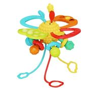Pull String Toy | Grip Training Teether Travel Toy for Grip Training | Pull String Toy, Fun Colorful Development Toys for Thanksgiving, Easter