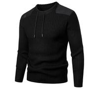 Pull Sweater pour Homme en Maille Fine paisseur Moyenne Douce Super Chaud Hiver Léger Coton Confortable Coupe Slim Moderne Grandes Tailles Facile d'Entretien Les Activités de Plein Air Randonnée