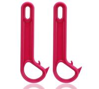 Pull Tab Can Opener, 2PCS Ring Pull Bottle Opener Easy Open Pop Top Can Opener for Elderly with Weak Hands (Purple)