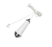 Pull the Cable Control for Ceiling Fan - 150 cm Nylon String Pull Cable Control for Ceiling Fans | 8 x 1.7 cm Metal Home Lamp Fixture Chrome Finish Modern Fashion for the Learning Room, Hotel