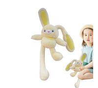 Pull The Rabbit Tracing Plush Rabbit - 11inch Bunny Pull | Easter Plush Rabbit Funny Plush Toy Keychain Pendant for Birthdays and Holidays