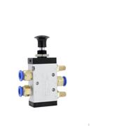 Pull the Valve Mechanical Valve Pneumatic Switch 5 Port 2 Position 1/4 BSP Hand Operated 3R210-08 Control Cylinder Valve(3R210-08,10mm Joint)