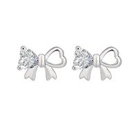 Pull Through Earrings Silver Elegant and Bow Earrings The First Choice Of Fashionable Women Perfect For Daily And Evening Wear Highlighting Personality And Charm Arrow Earrings, Einheitsgröße, Zinc