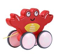 Pull Toys for 1 Year Old - Funny Cute Pull String Toys, Push Toy | Diverse Play Styles, Silent Tire, Educational Walking And Balancing Toy, Promote Physical Development