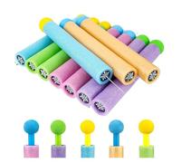 Pull Type Water Gun Summer Beach Water Play With A Pull-Out Water Boys And Girls Favorite Birthday Party Favors (10, Unprinted)