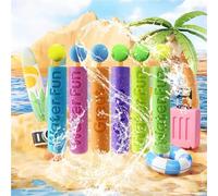 Pull Type Water Gun Summer Beach Water Play With A Pull-Out Water Boys And Girls Favorite Birthday Party Favors (6, with imprint)