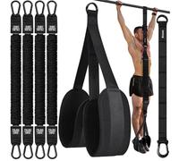 Pull Up Assistance Bands 75-225lbs, Heavy Duty Pull Up Workout Band with Feet Rest, Resistance Band for Pull Up Bar Bands, Pull Up Assist Band Strength Training Workout Equipment, Height Adjustable