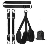 Pull Up Assistance Bands | Heavy Duty Resistance Band for Strength Training | Adjustable Workout Straps with Feet/Knee Rest | Professional for Home Gym & Fitness Enthusiasts (Black,150 LBS)