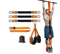 Pull Up Assistance Bands,Heavy Duty Resistance Band Pull Up Assistance Bands,Strength Training Band for Home Gym Fitness,Workout Straps,Adjustable Weight/Size with Fabric Feet/Knee Rest (225 LBS )