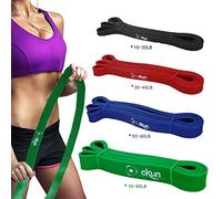Pull Up Assistance Bands - Set of 4 Resistance Heavy Duty Workout Exercise Stretch Fitness Bands Assist Set for Body