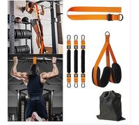 Pull Up Assistance Bands Set with Knee Rest - 225LBS Resistance Pull Up Bands for Pull Ups, Adjustable Pull Up Assist Bands for Home Gym Strength Training & Pull Up Bar Helper