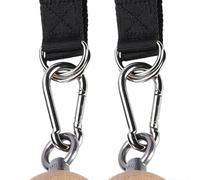 Pull Up Ball Grab Handle - 7cm Non-Slip Hand Exerciser, Stainless Steel Wood Fabric, Forearm Strength Trainer | High Performance Workout Grip for Barbell Resistance Band Grip, Fitness Training